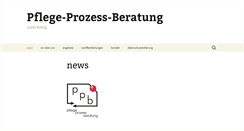Desktop Screenshot of pflege-prozess-beratung.de