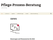 Tablet Screenshot of pflege-prozess-beratung.de